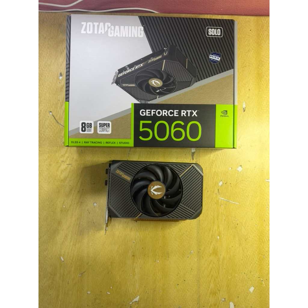 ขายการ์ดจอมือสอง ZOTAC GAMING RTX 5060 SOLO 8GB