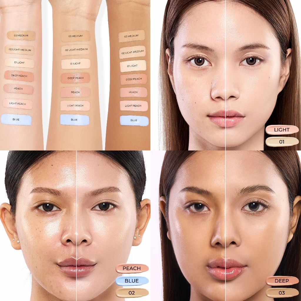 [3 ฟรี แปรง] BEAUTILAB A2P Concealer& Peach Corrector&Blue Corrector คอนซีลเลอร์ คอเรคเตอร์พีช และบลูคอเรคเตอร์ thumbnail 8