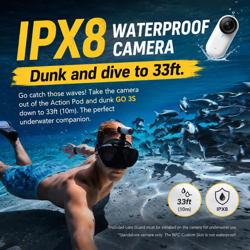 Insta360 GO 3S Retro Bundle Special Edition (128GB) thumbnail 7