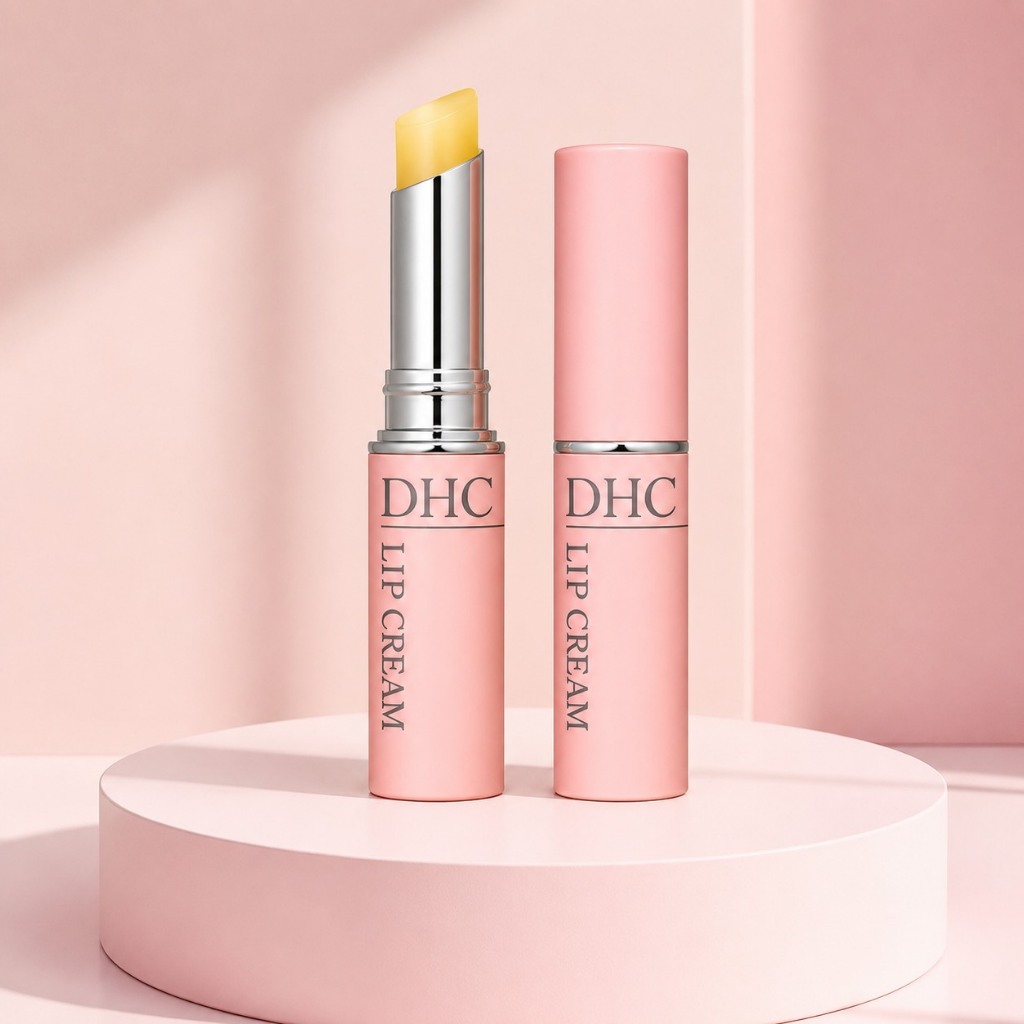 DHC Lip Cream ดีเอชซี ลิปบำรุงริมฝีปาก ปากชุ่มชื่นอมชมพู พร้อมบำรุงในตัว