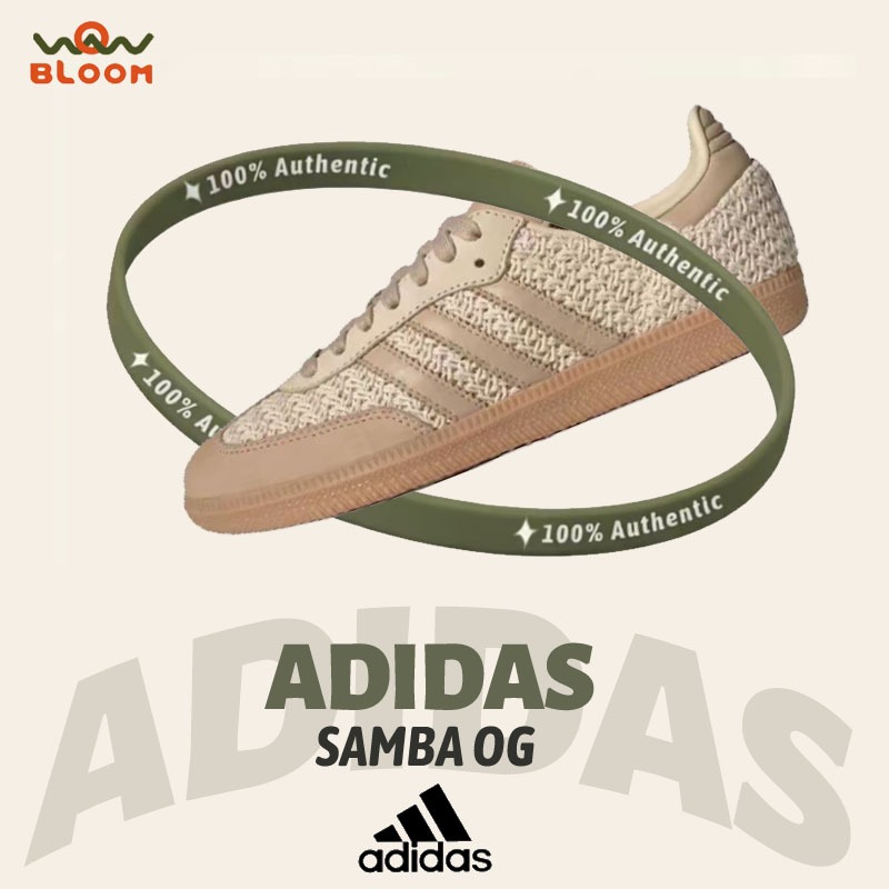 Adidas Samba OG Sand Strata Magic Beige（JR9446）รับประกันแท้ 💯