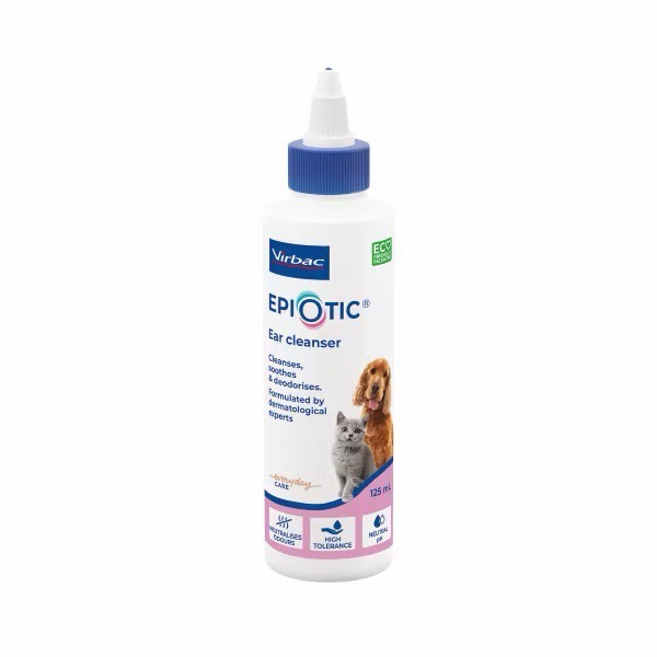 Virbac ล้างหู ขนาด 125 ml สำหรับสุนัขและแแมว