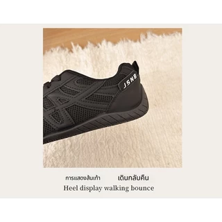JSNB รองเท้าผ้าใบสไตล์เกาหลี น้ำหนักเบา พื้นยางพารา ระบายอากาศดี 5 สี ส่งฟรี [LN8801]