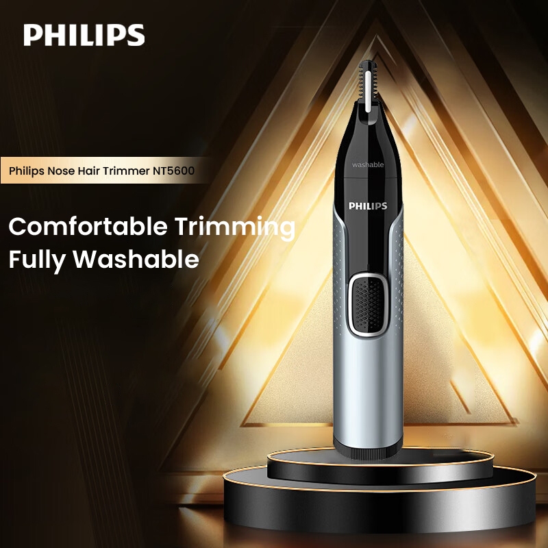 เครื่องตัดแต่งขนจมูก Philips รุ่น NT5600 หัวตัดประสิทธิภาพสูง/โกนได้สองด้านแบบใหม่