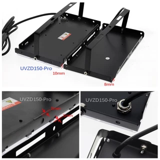 50W 100W 150W โคมไฟส่องสว่าง UV แสงสีดำม่วง ไฟบรรยากาศเวที กันน้ำ IP66 พร้อมสายไฟยาว 1.5 เมตร Black Light