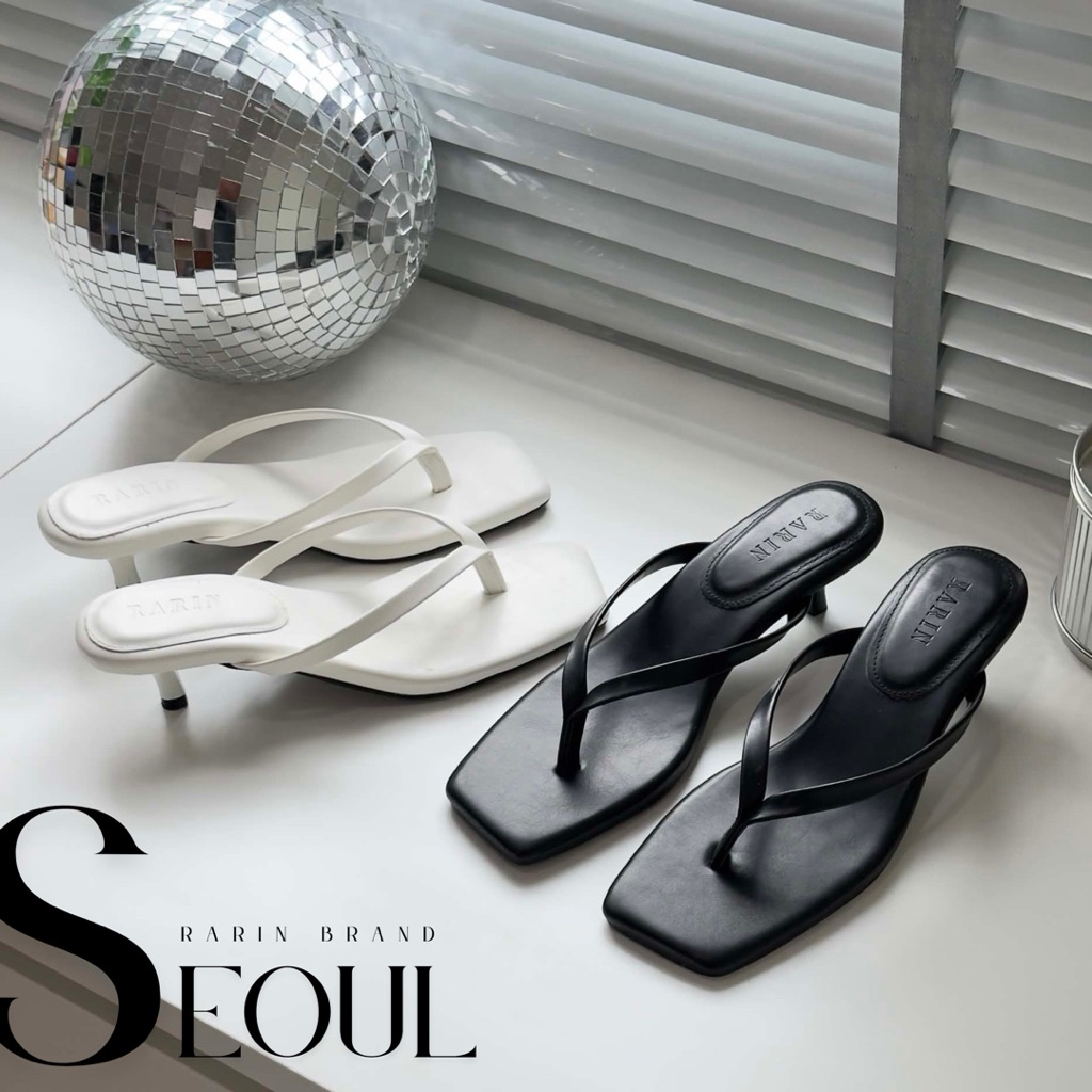 ♥️🃏[ Seoul ] ✨ Premium by Rarin 36 - 41 ความสูง 2นิ้ว **เท้าอวบ/เท้ากว้าง +1 ไซส์**