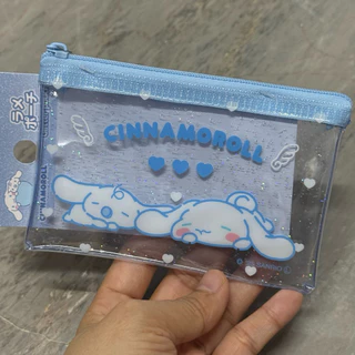 A29🇯🇵(แบบเยอะสุด!!)Sanrio mini pouch คิตตี้ คุโรมิ โปชาโกะ ชินนาม่อน ฮัง ม่อนชิชิกระเป๋าตัง เป๋าเหรียญ ใส่บัตรเครดิต