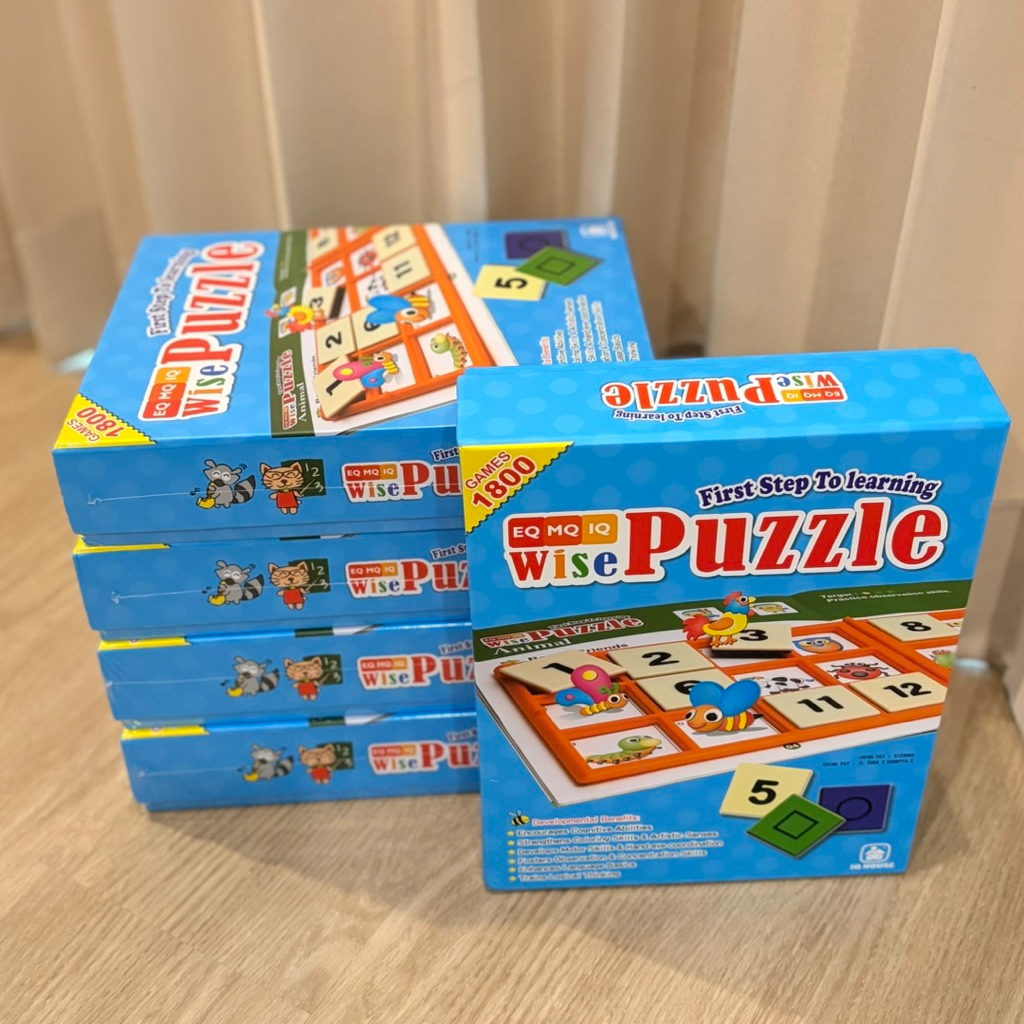 (พร้อมส่ง)Wise Puzzle จากบ้าน iq house 🧩 🧸