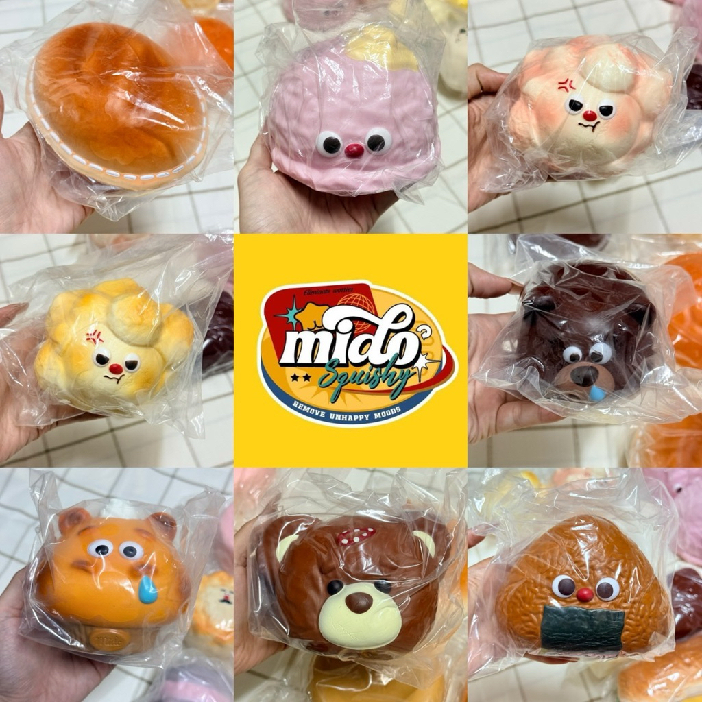 งานใหม่จะเข้าเดี๋ยวมาอัพเดทน้า/สินค้าพร้อมส่ง[ส่งจากไทย]🇹🇭🖇️รวมสกุชชี่แบรนด์ Mido แท้💯 งานแรร์ Mido Squishy มือ1