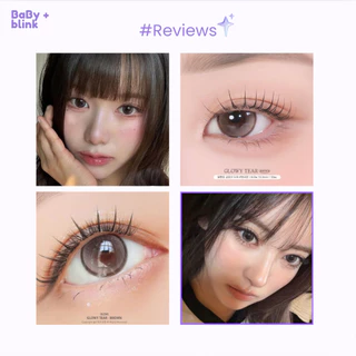 Olens Glowy Tear Gray & Brown แบ่งขาย เลนส์รายวัน