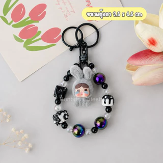 [พร้อมส่งจากไทย]ตุ๊กตาขนกำมะหยี่ห้อยมือถือ ที่ห้อยมือถือdiy พวงกุญแจ by bonbon cuteshop