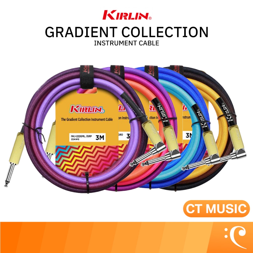 Kirlin IWJ-222GML Modern Gradients Instrument Cable 222GML สายแจ็ค