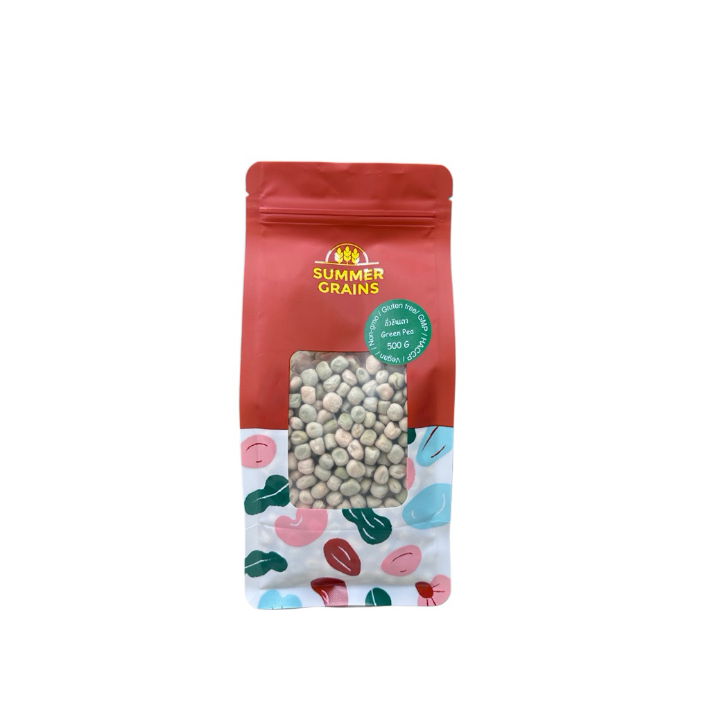 ถั่วลันเตาดิบ Green Peas 500-1000 กรัม จาก SummerGrains