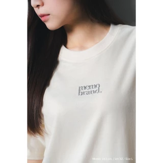 MeMo™ | NEW | Memo Utility งานสกรีน Metallic 3D เนื้อ TPU ผ้า Supersoft แขนสั้น ทรง Unisex