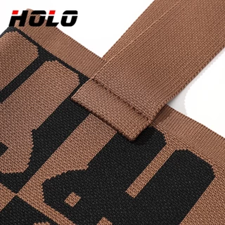 HOLO กระเป๋าสะพายข้างผู้หญิง กระเป๋าสาน สีตัดกัน ลายกระต่าย สบายๆ แฟชั่น 200g