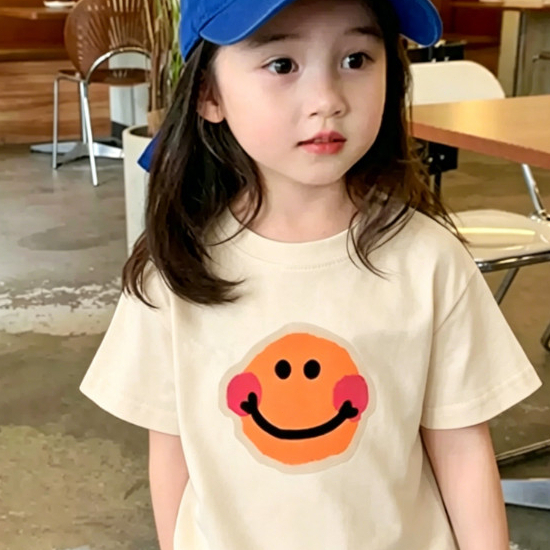 【จัดส่งภายใน 24 ชั่วโมง】ผ้าคอตตอนแท้ 100% / เสื้อยืดลายพิมพ์สไตล์อเมริกัน รุ่นใหม่ ขนาด 90-150