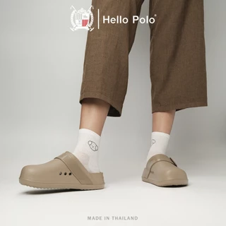 Hello Polo รองเท้าแตะผู้ชาย เบาสบาย กันลื่นและทนทาน วัสดุ EVA แฟชั่นฤดูร้อน รองเท้าแฟชั่นลําลอง UNISEX รุ่น HP8034A
