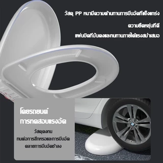 【เพิ่มความหนา 5 เท่า】 ฝารองนั่ง ฝาชักโครก ฝารองนั่งชักโครก ฝารองชักโครก ติดตั้งใน 1 วินาที ใช้ได้ทุกยี่ห้อ ไม่มีสีเหลือง