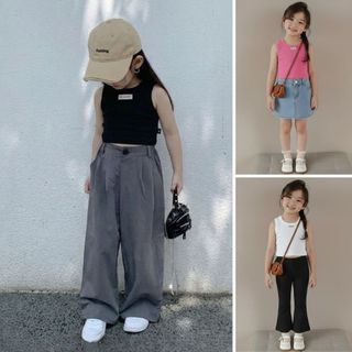 Hanababy สไตล์ญี่ปุ่น เสื้อกั๊กแขนกุดฤดูร้อน เสื้อกั๊กสไตล์ตะวันตกสำหรับเด็ก เสื้อผ้าท็อป K3120037