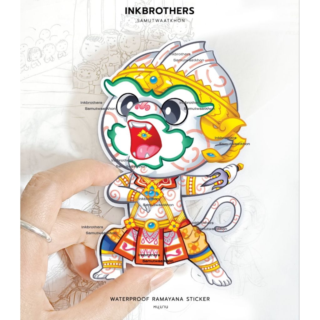 Sticker Hanuman หนุมาน
