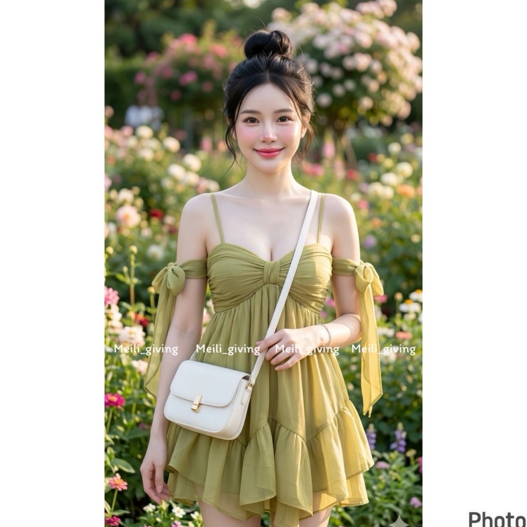 🔥🔥#สินค้าขายดี🔥🔥 #สินค้านำเข้า 🇨🇳🎏🎎 มินิเดรส ✔️รุ่น 👉 ro 3068👈 แฟชั่นสุดฮิต เดียวจบครบทุก ความเทห์ ผ้าดีงานดี งานน่ารักส