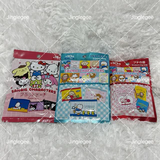 พร้อมส่ง ซองสุ่มกระเป๋าSanrio สุ่มกระเป๋าหูรูด สุ่มกระเป๋าซิปซานริโอ้ แบบสุ่ม เลือกลายไม่ได้ ของแท้จากDaiso Japan