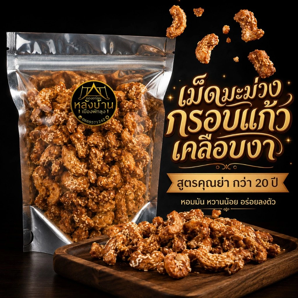 เม็ดมะม่วงกรอบแก้ว สูตรคุณย่า ท้าให้ลอง สูตรหวานน้อยเคลือบงา หอมมัน อร่อย เม็ดใหญ่ กินเพลินเกินห้ามใจ *สดใหม่ทุกวัน*