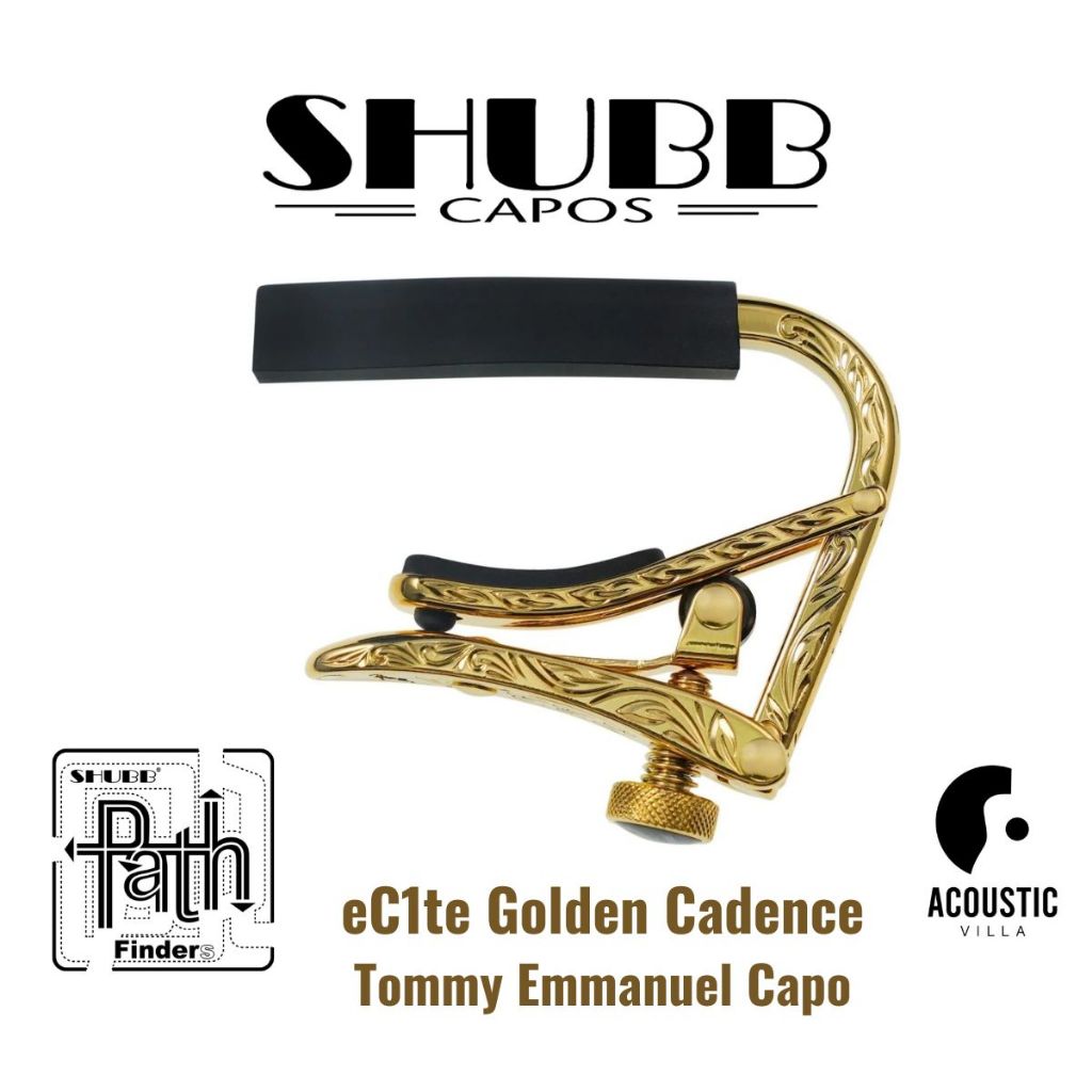 Shubb Capo eC1te Tommy Emmanuel Golden Cadence Artist Capo