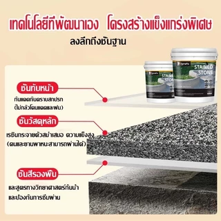 หินล้างอีพ็อกซี สีทาพื้นทรายสีอีพ็อกซี่ epoxy เทพื้นทราย พื้นผิวลายหินอ่อนเหมือนจริง ทนทานต่อการสึกหรอและไม่ลื่น