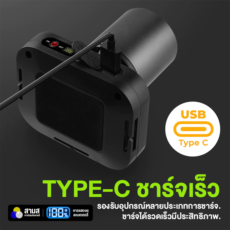 CLUCKCRAFT ไฟฉายคาดหัว LED ส่องไกล thumbnail 9