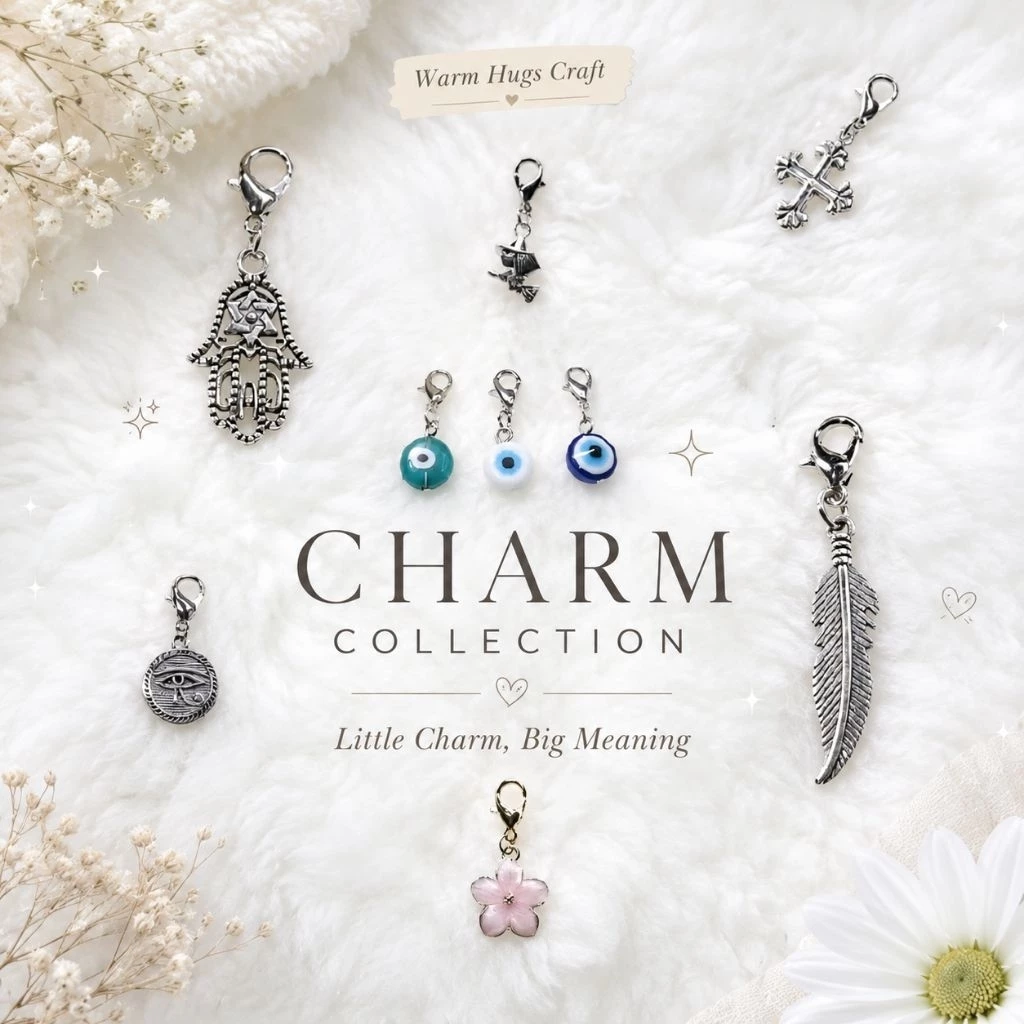 Charm >> จี้ EVIL EYE 🧿 ที่ห้อยมือถือ จี้ห้อยโทรศัพท์ จี้ห้อยกระเป๋า จี้ห้อยรองเท้า พวงกุญแจ Wicca เครื่องราง Pendant