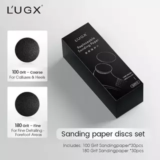 LUGX LG-628 เครื่องขัดเท้าไฟฟ้า ปรับระดับได้ 3 ระดับ ขัดส้นเท้า ผิวด้าน หนังกำพร้า ที่ขัดเท้าไฟฟ้า ช่วยขจัดเซลส์ผิวที่หย