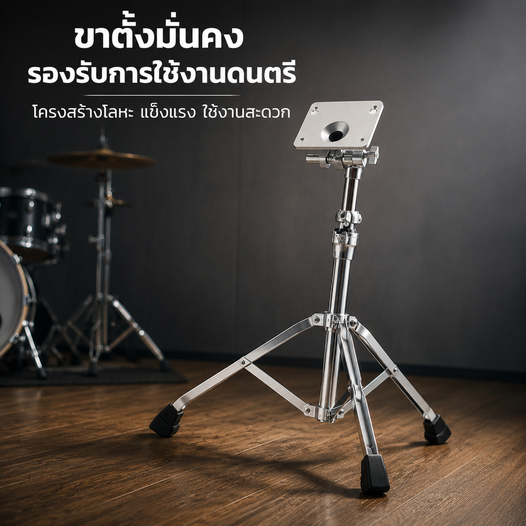 🦅ขาตั้งกลองแพดไฟฟ้า RL-260🦅สำหรับกลองแพดไฟฟ้า HXM HDP-2，NUX DP-2000，Roland SPD-SX，Avatar PD705，Rolan