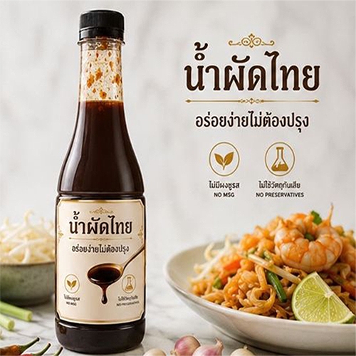 น้ำซอสผัดไทย อร่อยง่ายไม่ต้องปรุง