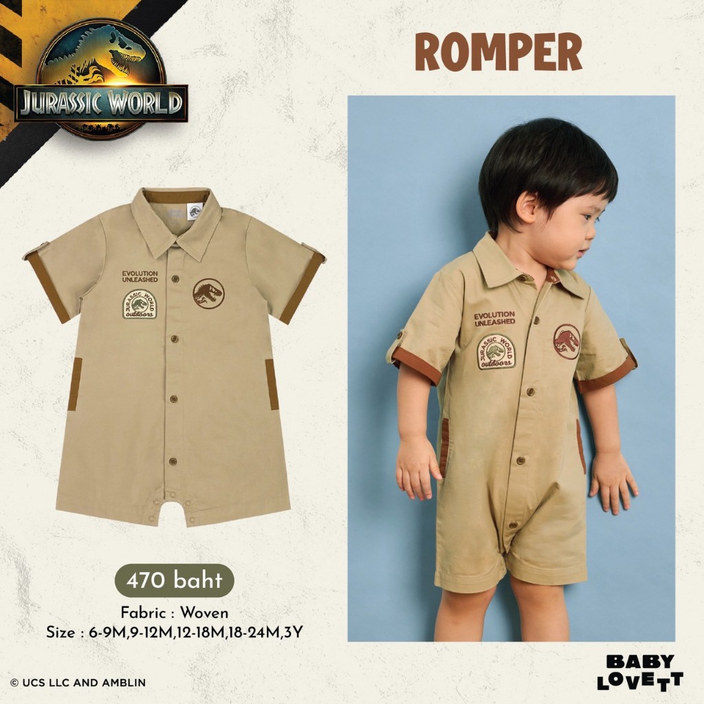 [Babylovett] 07 Drop3 Jurassic World - Romper