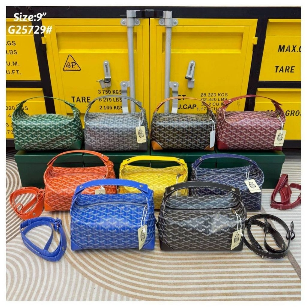 กระเป๋าถือ 9 นิ้ว มีสายยาว สะพายไหล่ สะพายข้าง งาน มิลเลอร์ Free Box สวยตรงปก