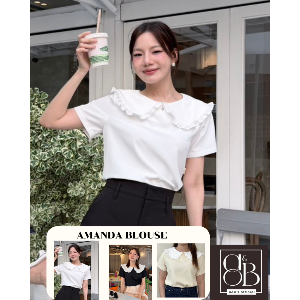 a&oB HAUS AMANDA BLOUSE (ดูขนาดก่อนค่ะ)
