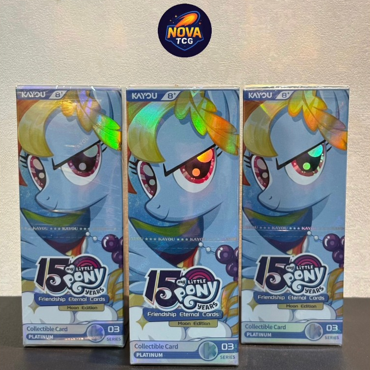 My Little Pony 15 Years Friendship Eternal Cards Moon Edition Platinum Series 03 SEA English Ver. การ์ดสุ่มโพนี่ ของแท้