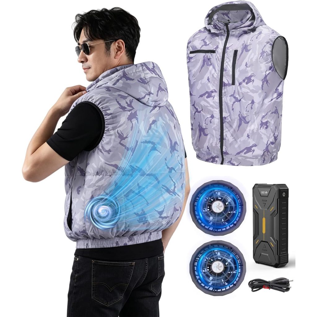 [XINMIRAI] HVAC Workwear, Fan and Battery Set