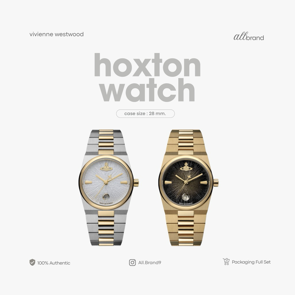 [ฟรี! กล่องเครื่องประดับ] (พร้อมส่ง) นาฬิกา Vivienne Westwood  รุ่น Hoxton 28 mm.