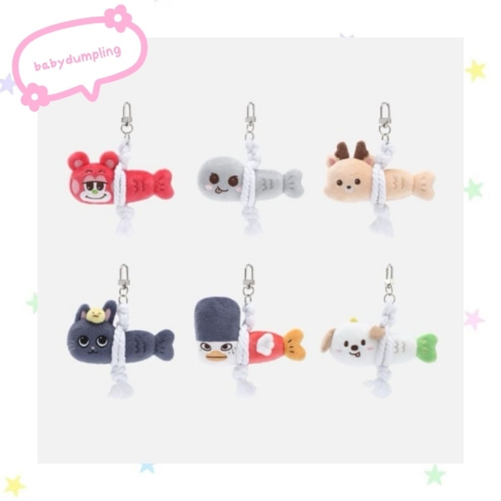 ♡ พร้อมส่ง WE LITTLE RIIZE GOOD LUCK DOLL KEY RING ♡