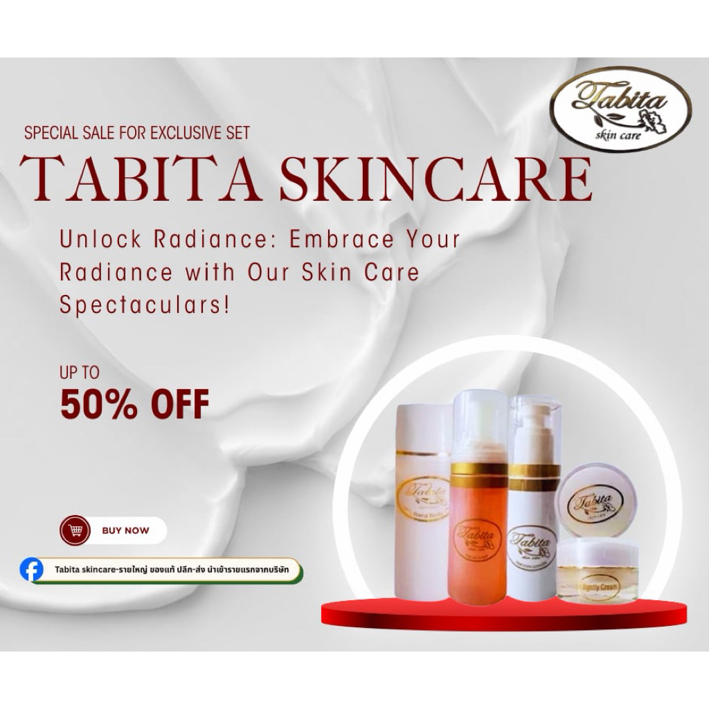 ✅ TABITA SKINCARE ของแท้ 100% เซ็ทใหญ่ ไม่รับเซรั่มขนาดทดลอง 5 ml ของแท้จากบริษัท เช็คใบ bepom ได้ค่ะ ตาบีต้าสกินแคร์