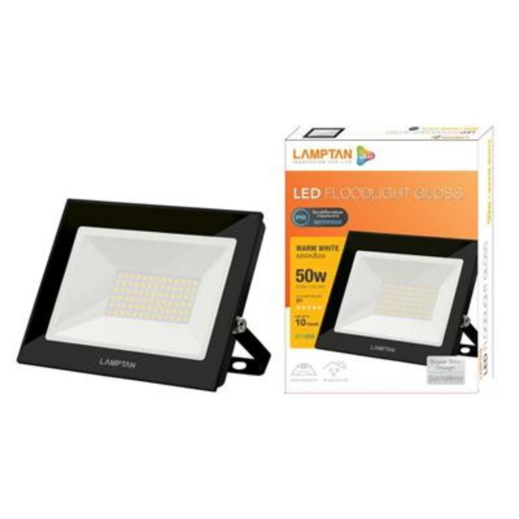 โคมไฟ ฟลัดไลท์/ไฟเพดาน LED LAMPTAN FLOOD LIGHT GLOSS วอร์ม/เดย์ไลท์ 20W/24W/30W/50W