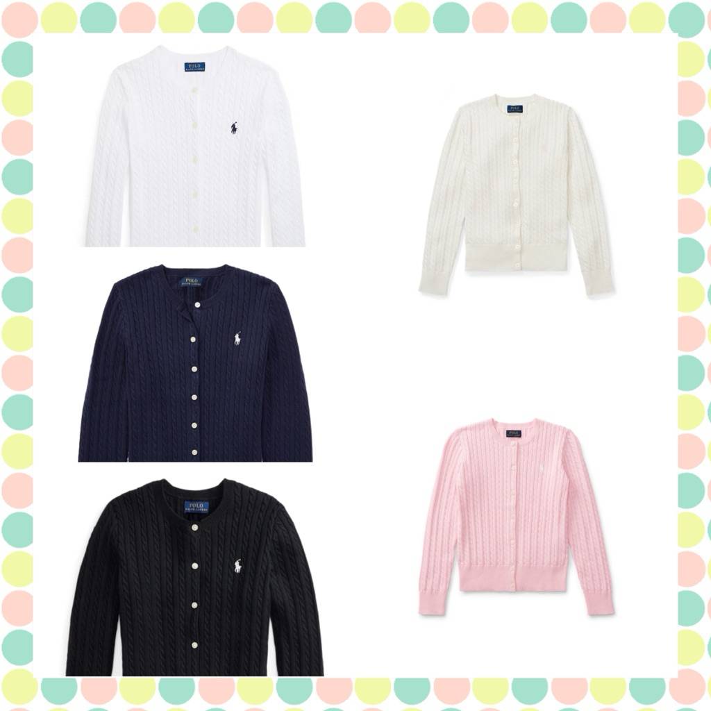 Ralph Lauren Mini-Cable Cotton Cardigan (girls 7-16)