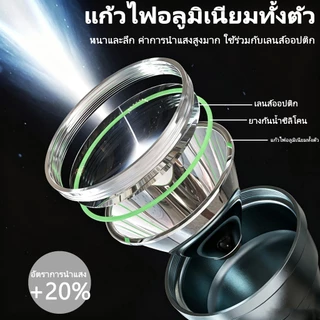 COD ⚡แบบแขวนเอว ไฟฉายคาดหัว 900W ไฟฉายคาดหัว LED แบบแยกแบตเตอรี่ สวมใส่สบาย น้ำหนักเบา