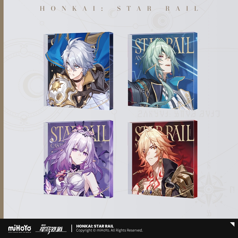 [ พร้อมส่ง / Official ] Honkai Star Rail All-Stars Invite - Acrylic Block ฮงไค สตาร์เรล อะคริลิค Anaxa Mydei Phainon
