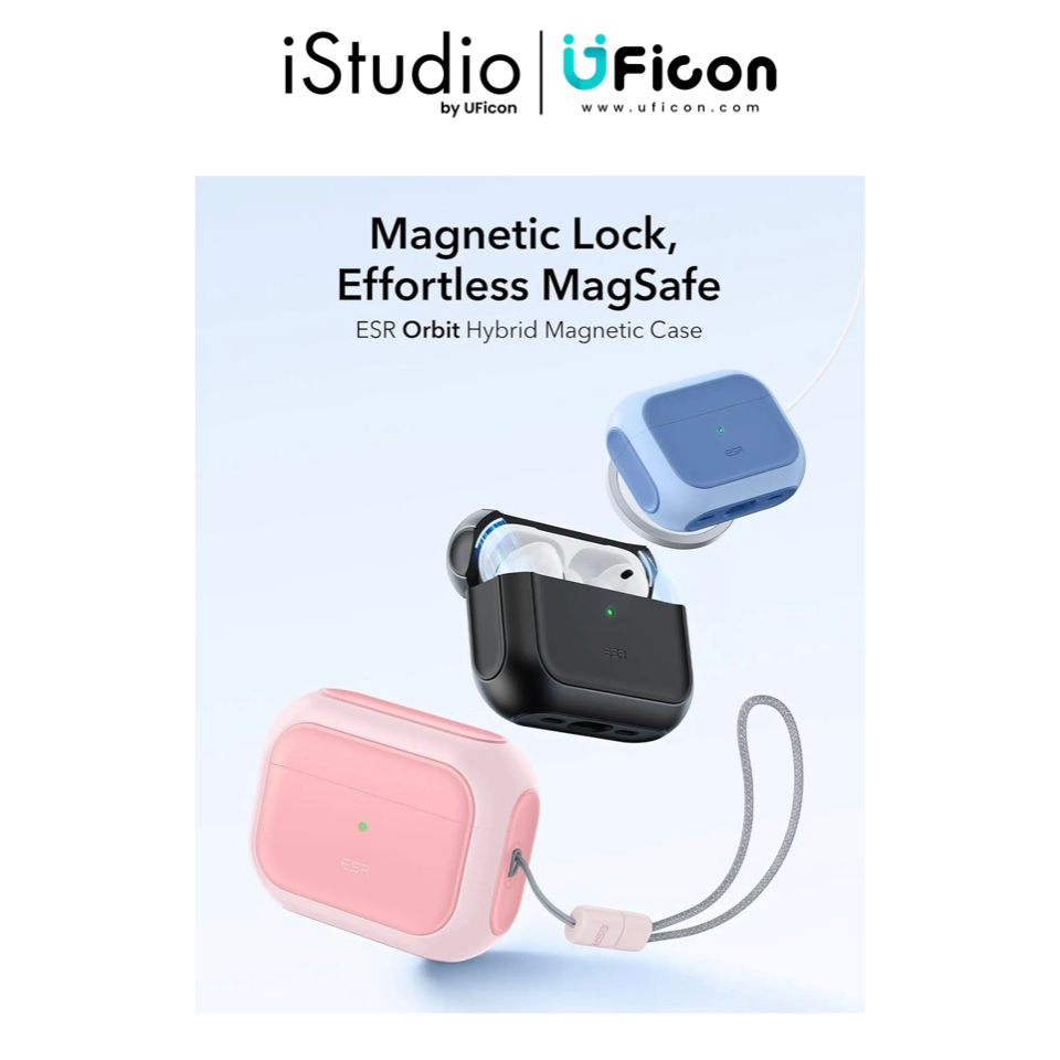 ESR รุ่น Orbit Hybrid Magnetic Case – เคส AirPods Pro 3 ; iStudio by UFicon
