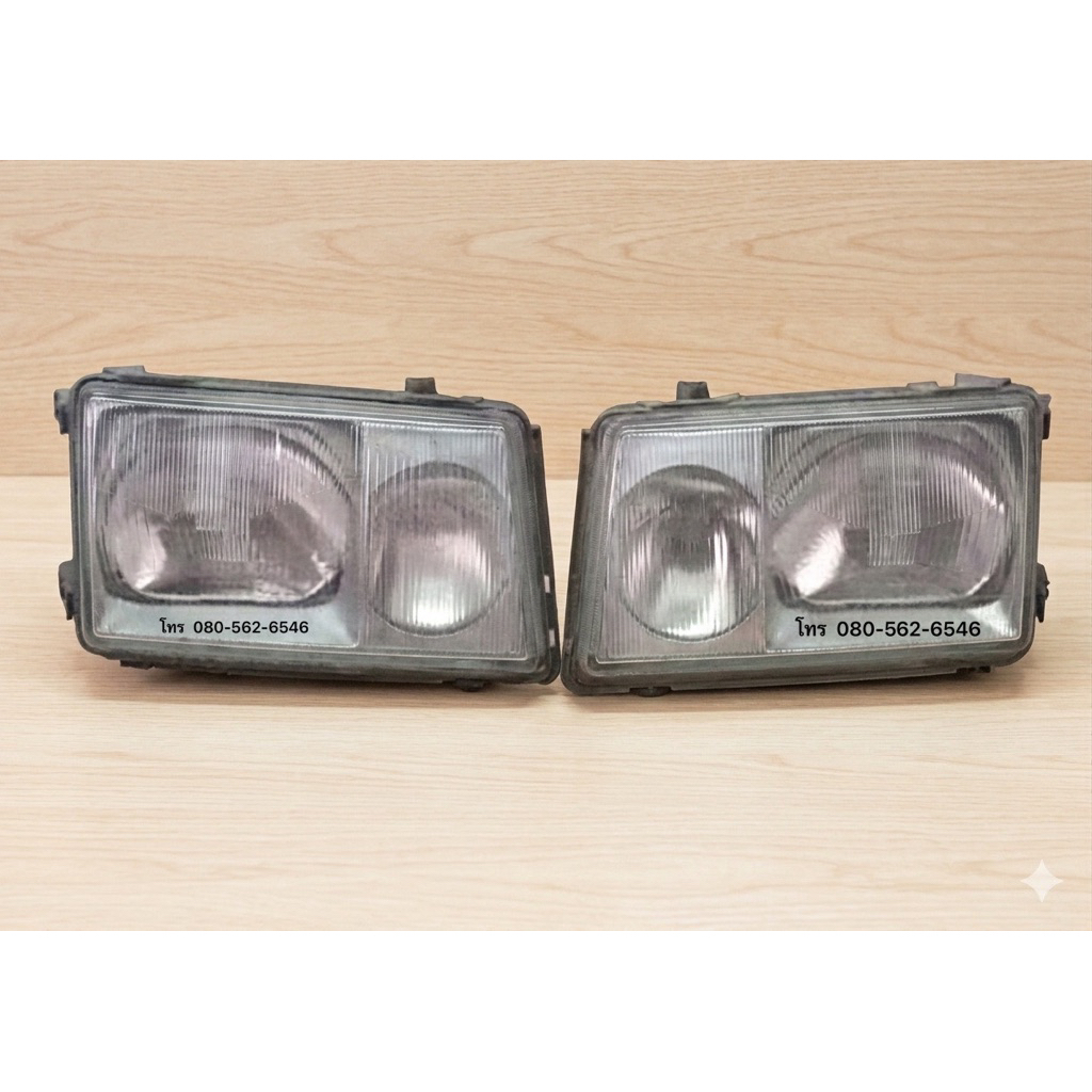 ของเเท้!!  ไฟหน้า w124   ไฟหน้า 230E  300E ใส่รุ่น Eหลัง