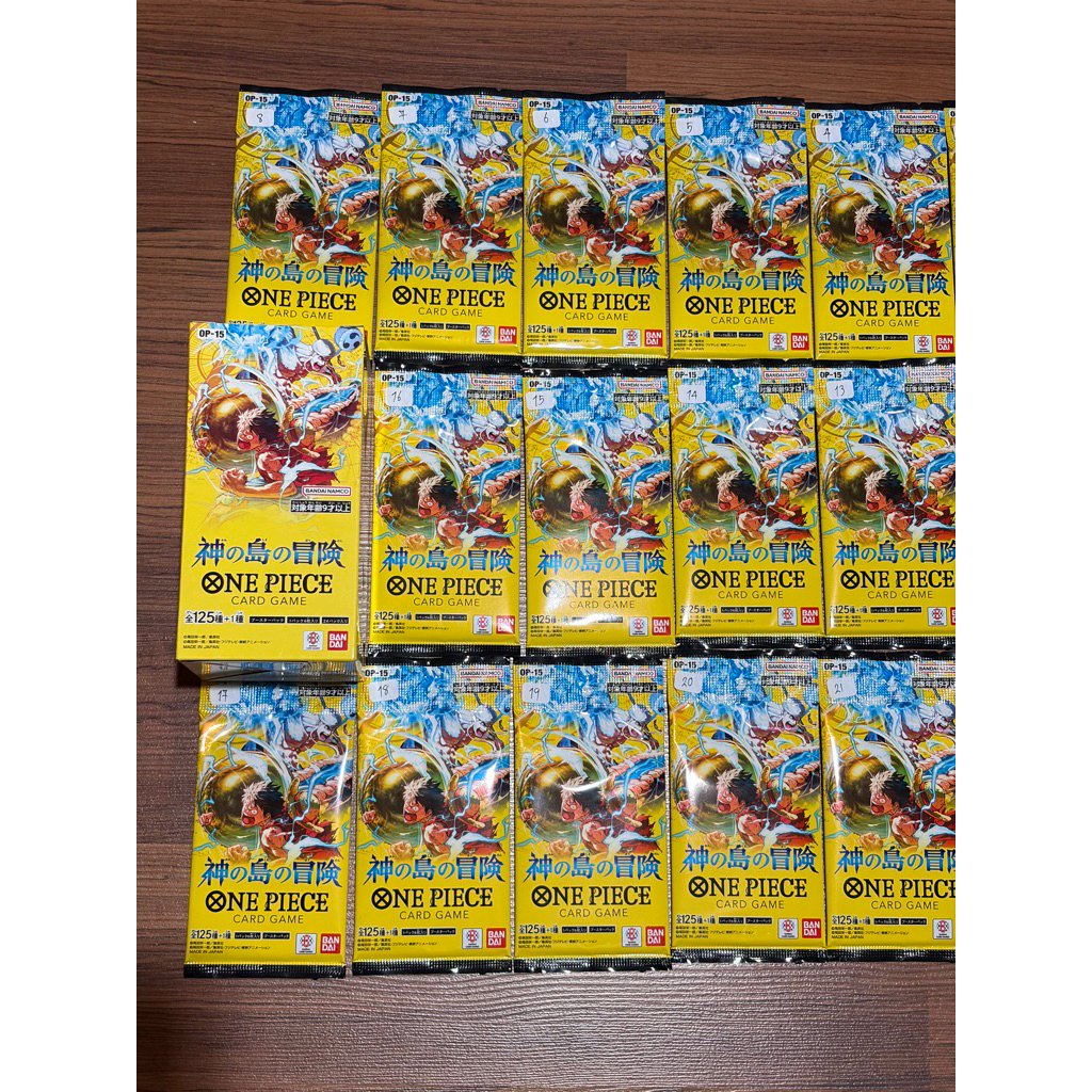 【UNBOX OP-15 (27 MAY) Box Japan มีลุ้นทุกซอง‼️】 วันพีซ One Piece Card Game BOOSTER PACK -Adventure on KAMI’s Island
