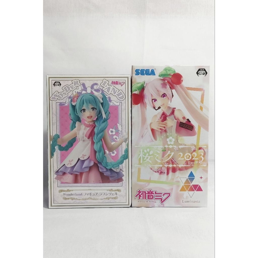 [ฟิกเกอร์มือ1JP ]มิกุ Sakura Miku & Wonderland Miku